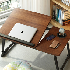 핫템온 가성비 다용도상 5단리프트 + 컵홀더, 다크브라운