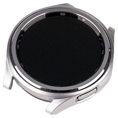 w9999 Galaxy Watch 6 Classic 相容硬質邊框保護殼, 1個, 銀色