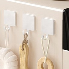 多用途磁鐵掛鉤 5入, 白色