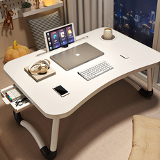 핫템온 실속있는 다용도상 카드홀더 + 컵받침 + 서랍 60 x 40 x 28 cm, 화이트