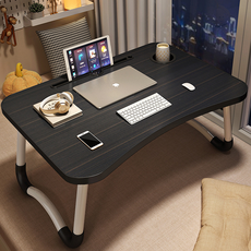 핫템온 실속있는 다용도상 카드슬롯 + 컵받침 60 x 40 x 28 cm, 블랙