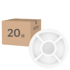 自扣PP五格拼盤 + PET透明蓋 RGC5-05, 1套, 20個裝