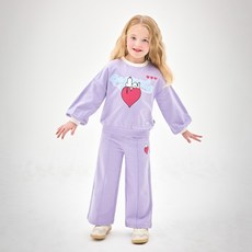 JELISPOON Peanuts 史努比愛心氣球上下套裝