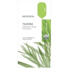 MEDIHEAL 美迪惠爾 台灣公司貨 茶樹舒緩護理保濕導入精華面膜, 10個裝, 1組