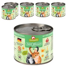 GranataPet 葛蕾特 幼貓 精緻食光主食罐系列 貓罐 0號, 禽肉, 200g, 6罐