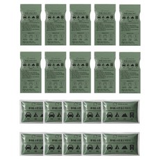 집사람 휴대용 소변 응고 파우치, 카키, 20개