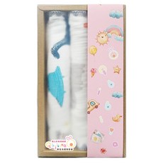 Qbibiya 十層紗純棉萬用巾禮盒