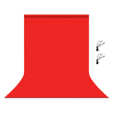 Beneble 攝影用照片直播背景紙 1 x 1.5 m 紅色, 1套, 單一商品