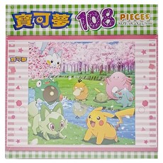PoKeMoN 寶可夢 盒裝拼圖, 108片, J, 1盒