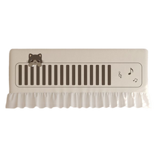 KODACHIEF 러블리한 에어컨 바람조절 커튼 82 x 33 cm, 1개, 캣츠 랩소디