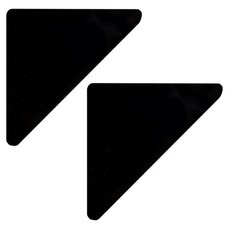 地毯防滑貼片 三角形, 黑色, 2個