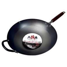 SUMMIT 壓花窒化鐵炒鍋/北京鍋, 1個, 33cm