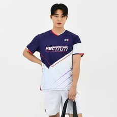 Spectrum 男性 NV 羽球比賽服 T恤 ST-2511