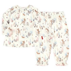 mollimelli friends 迪士尼小鹿斑比甜蜜森林蜜桃絨保暖睡衣上下套裝