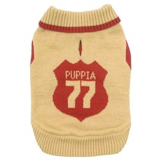 퍼피아 반려동물 루트 77 니트 가디건 KN2252, 베이지, 1개