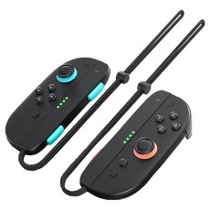 DAEHAN 任天堂 Switch 2 Joy-Con 2 手腕帶 支架 握把套 左右套組, 1套, 混合色, NS2-AS01