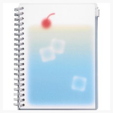 BeOnD Deco Pocket 離型紙 + 拉鍊袋貼紙簿, 41張, 1個, 奶油蘇打