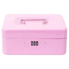 攜帶型密碼型保險箱存錢筒 大型 250, 粉色