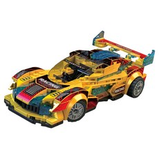 Zuanma Esmin汽車替換積木, 1個, 黃色