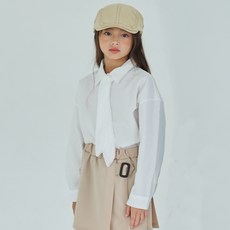 SM2 女童領帶襯衫