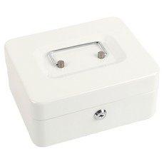 휴대용 열쇠형 비밀금고 저금통 중형 200, 화이트