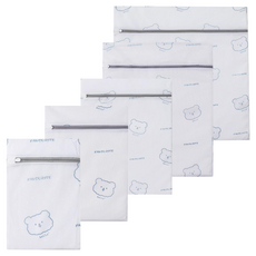 Malltoday 細密洗衣網 洗衣袋 5件組 06, 1套, 單一顏色