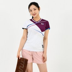 Spectrum 女款羽毛球比賽服T恤 ST-2519