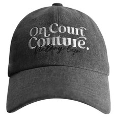 VictoryLap City Court 網球水洗棒球帽, 1個, 炭灰色