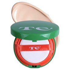 Te 每日物理性提亮防曬 Refit Full 綠色 35 氣墊 SPF35 PA++ 14g + 補充蕊 14g 套組, 1個, 28g