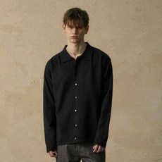 WEST GRAND BOULEVARD Merci 半寬鬆高領翻領開襟衫