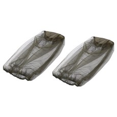 그린허그 망사 얼굴 모기장 방충망모자 카키, 2개