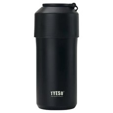 TYESO 泰碩 飲料瓶專用保冷瓶, 1個, 黑色