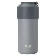 TYESO 泰碩 飲料瓶專用保冷瓶, 1個, 灰色