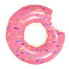 HOME GYM CLUB 居家健身 造型泳圈 直徑120cm, 草莓甜甜圈, 1個