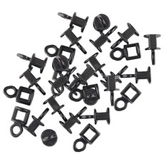 home de-reve 鑽石靜音窗簾滾輪, 50個, 黑色