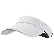 바이데 有效遮陽輕量尺寸可調運動遮陽帽, 淺灰色, 1個
