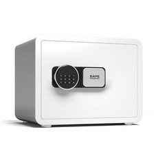 Robeldi 現代風家用迷你密碼保險箱 380mm, 白色