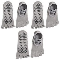 QLZHS 3D立體止滑透氣吸汗五趾襪 3雙