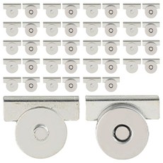 Knitt 免縫無痕金屬磁扣組, 銀色, 20套