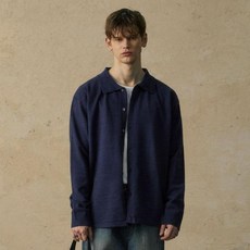 WEST GRAND BOULEVARD Merci 半寬鬆高領翻領針織外套