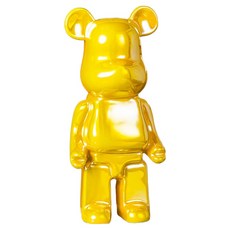 ARTJOY Lumi 熊存錢筒 Bearbrick 28cm, 1個, 檸檬黃