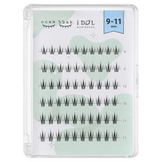 ccam bbak 偶像款人造單簇假睫毛 9~11mm, 1個, W-PURE