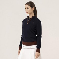 GARMENT GOLF 女性經典半拉鍊長袖針織衫 GFKPC356