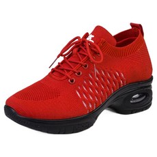 엘쏘 여성용 경량 메쉬 에어쿠션 스포츠 라인댄스화