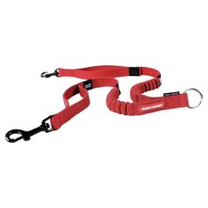 EZYDOG 軟觸感雙延長牽繩, 1個, 紅色