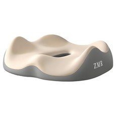ZMR 知夢人 圓角美臀坐墊, 灰白拼色