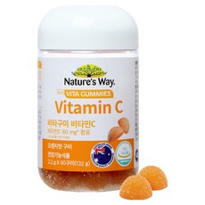 Nature's Way 維他命軟糖 維他命C 柳橙口味 60入, 60片, 1個