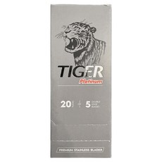 TIGER 雙面刮鬍刀片, 1個, 100片