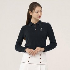 가먼트골프 여성용 코튼 피케 카라 긴팔 티셔츠 GFTLC351