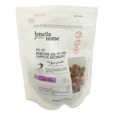 jmella 香水多效合一膠囊洗衣球 紫色 紫丁光韻 Eclat Lilac, 1個, 30個裝